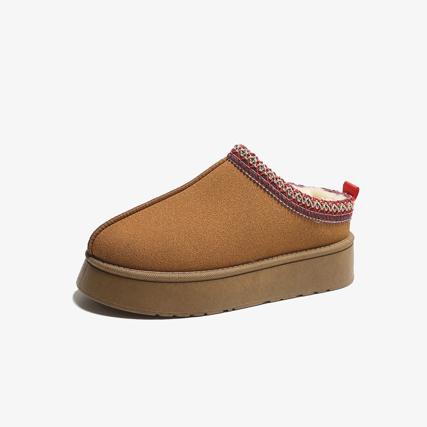 Faux Fur Center-Seam Slippers - Luminous Bear Shop