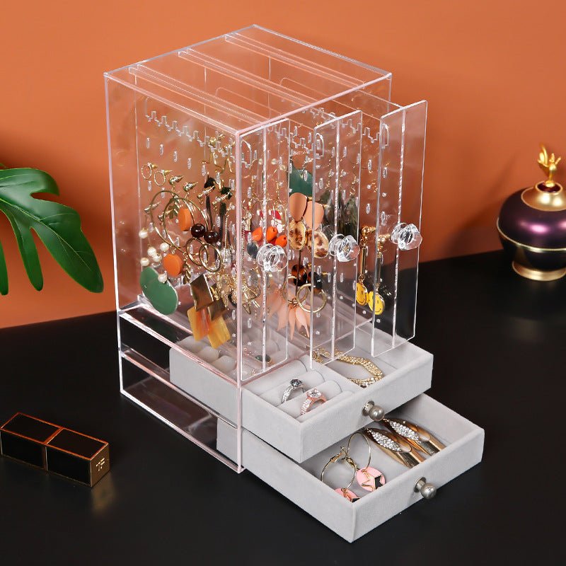 Acrylic Cosmetic Storage Box - Luminous Bear