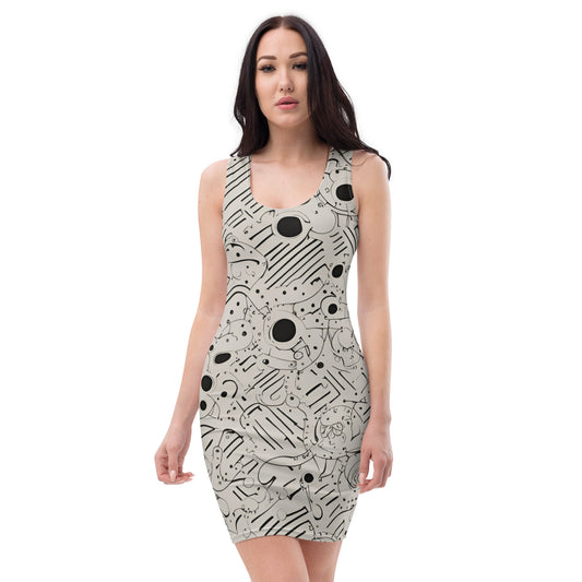 Epoque Elegance Bodycon dress #U87 - Luminous Bear Shop