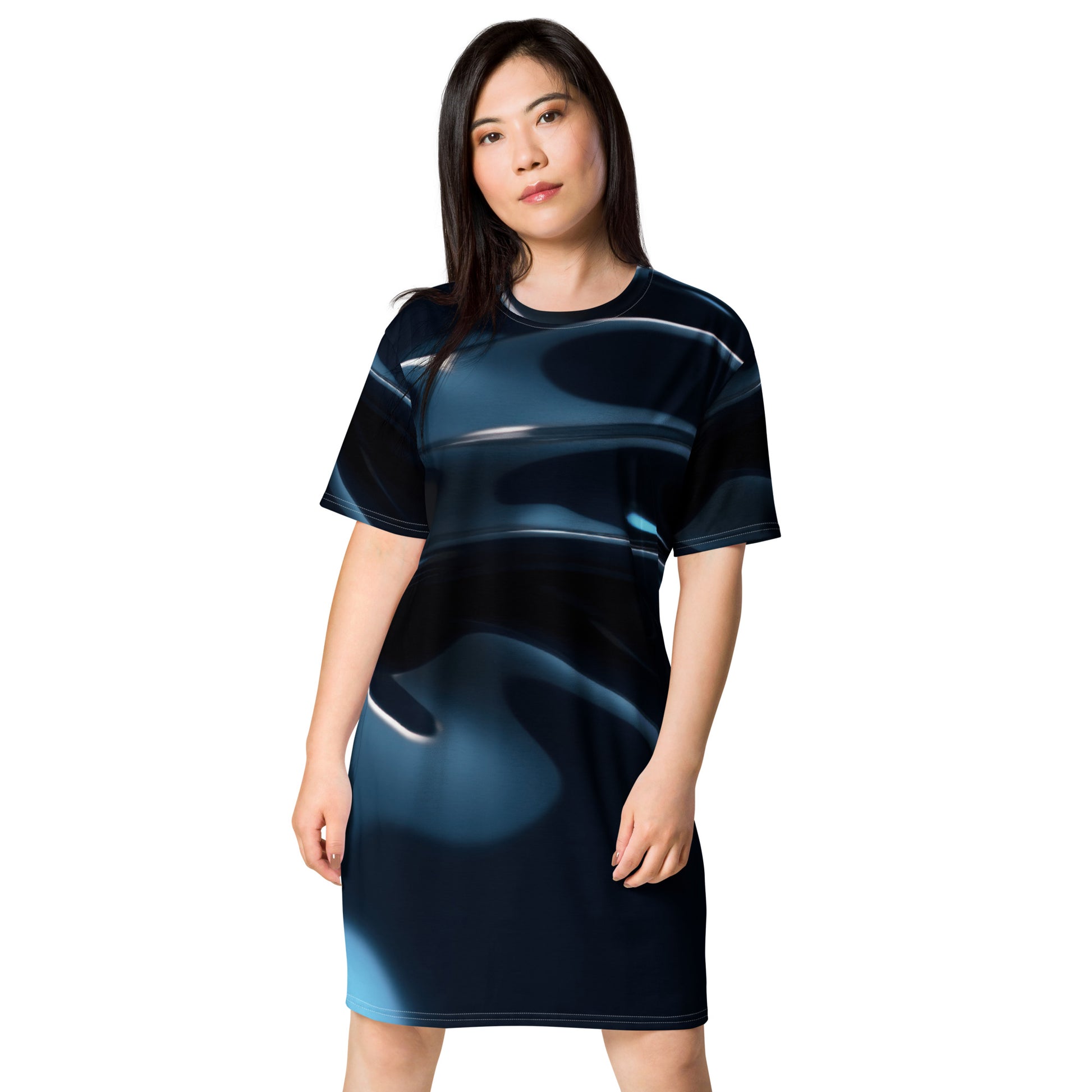 Epoque Elegance T-shirt dress #TR5t - Luminous Bear Shop