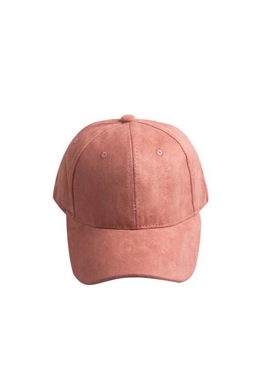 BASIC SUEDE BALL CAP - Luminous Bear