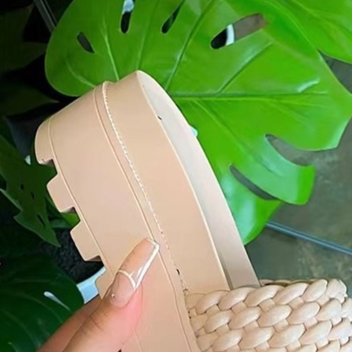 PU Leather Open Toe Platform Sandals - Luminous Bear Shop