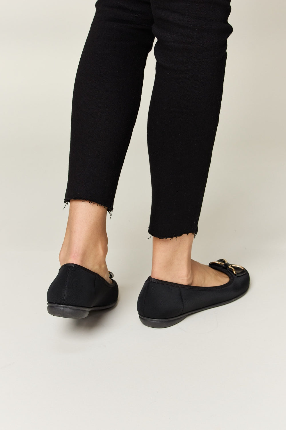 Forever Link Metal Buckle Flat Loafers - Luminous Bear Shop