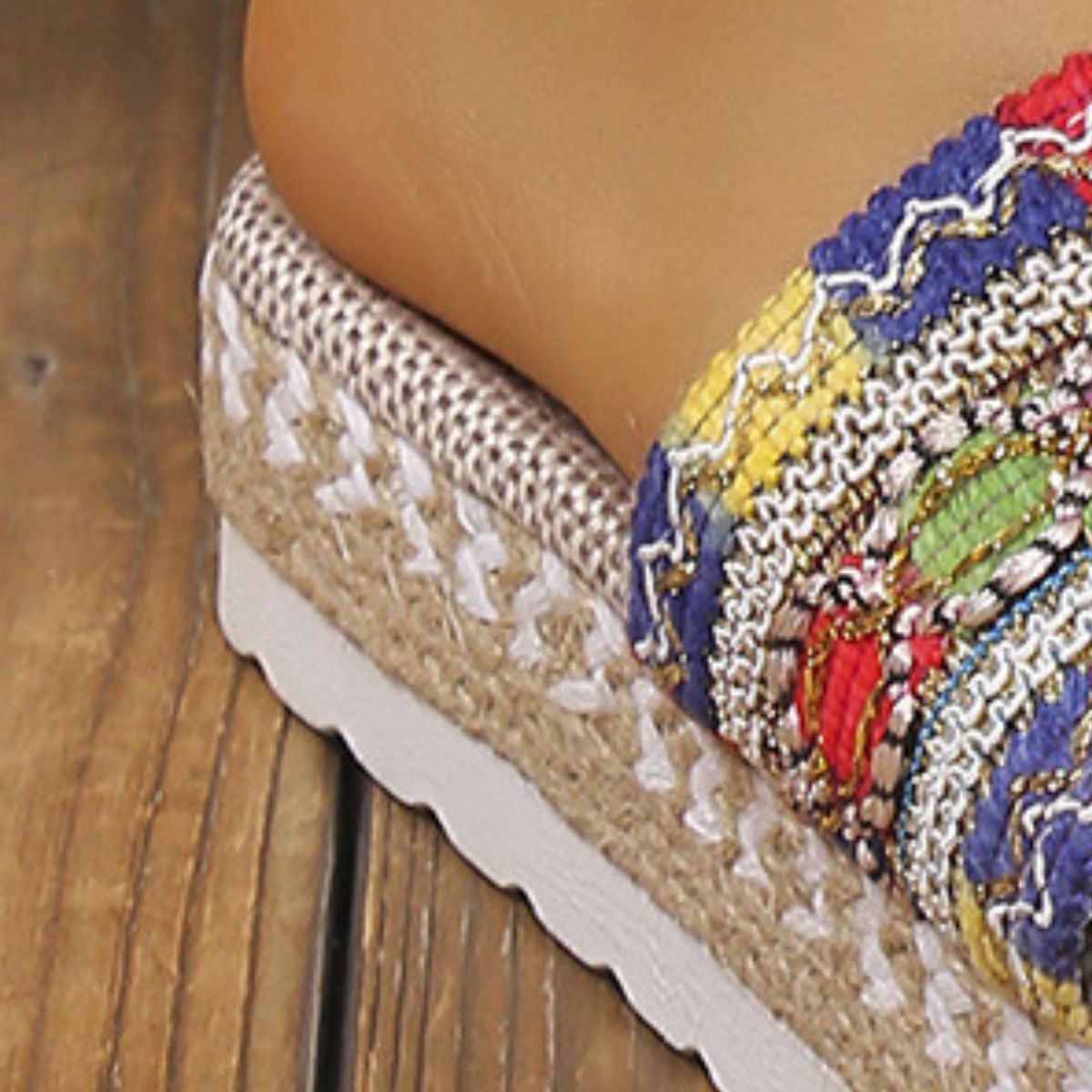 Open Toe Platform Sandals - Luminous Bear Shop