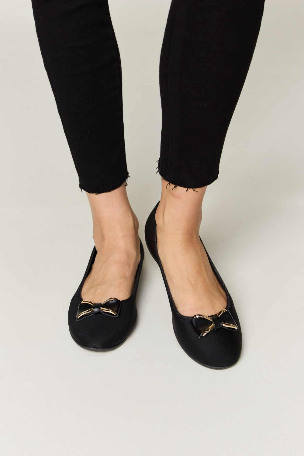 Forever Link Metal Buckle Flat Loafers - Luminous Bear Shop