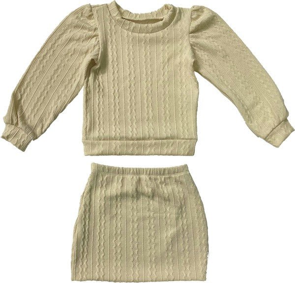 Cheryl Creations Jrs Sweater Knit 2 Piece Set - Luminous Bear