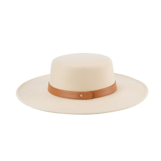 CLASSIC LEATHER BAND FEDORA - Luminous Bear