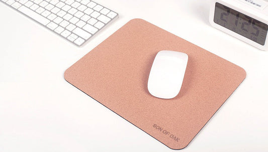 Cork Portable Mouse Pad Office Supplies Cork Mouse Pad - Luminous Bear