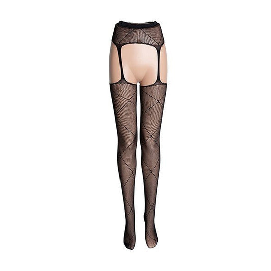 CRISS CROSS DESIGN PANTY HOSE - Luminous Bear