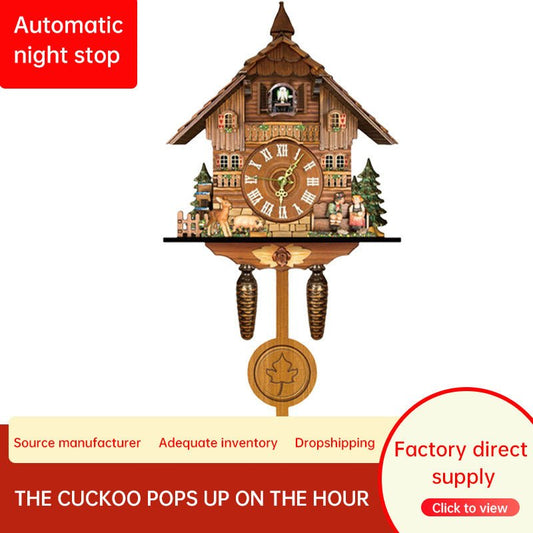 Cuckoo Clock, Cuckoo Clock, Alarm Clock, Wall Clock, Living Room, Household Clock, Personalized Clock - Luminous Bear