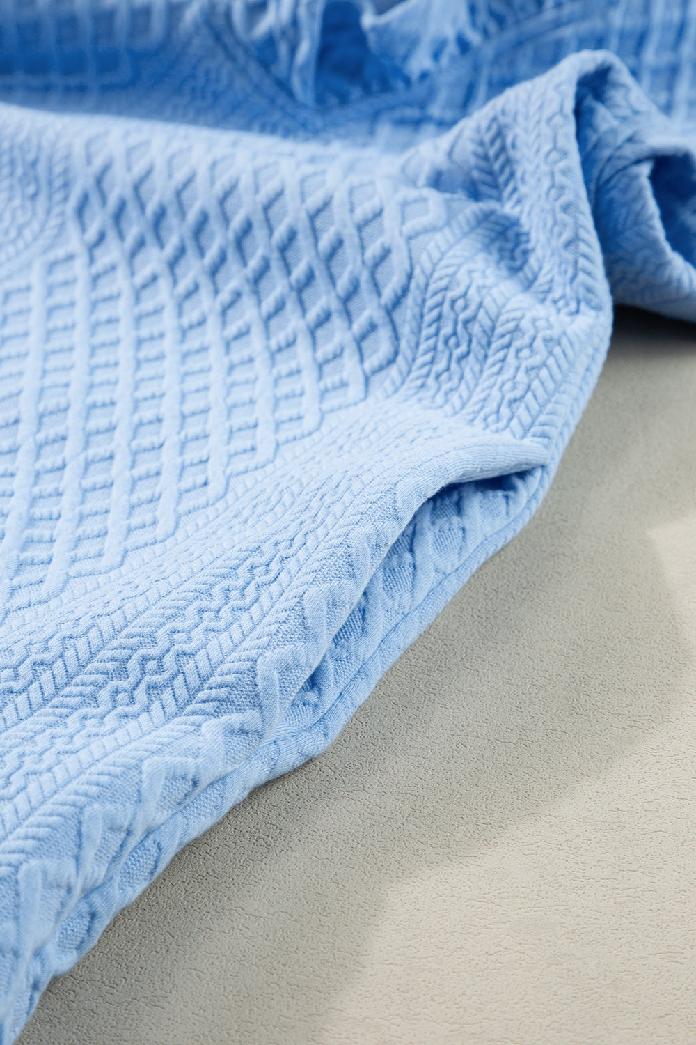 Ruffled V-Neck Cap Sleeve Mini Dress - Luminous Bear Shop