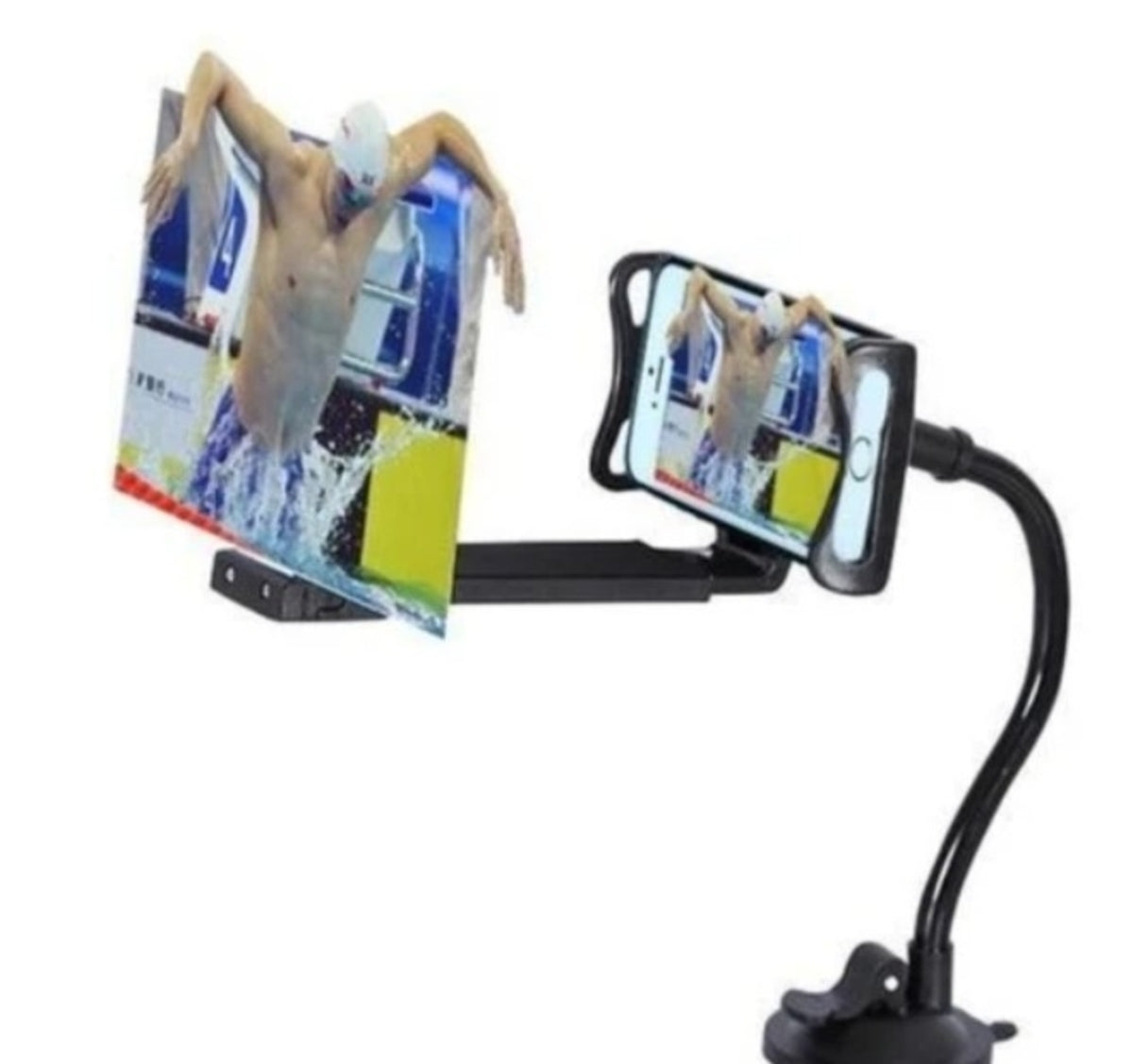 12" Mobile Phone HD Projection 3D Magnifier with Stand - Luminous Bear Shop