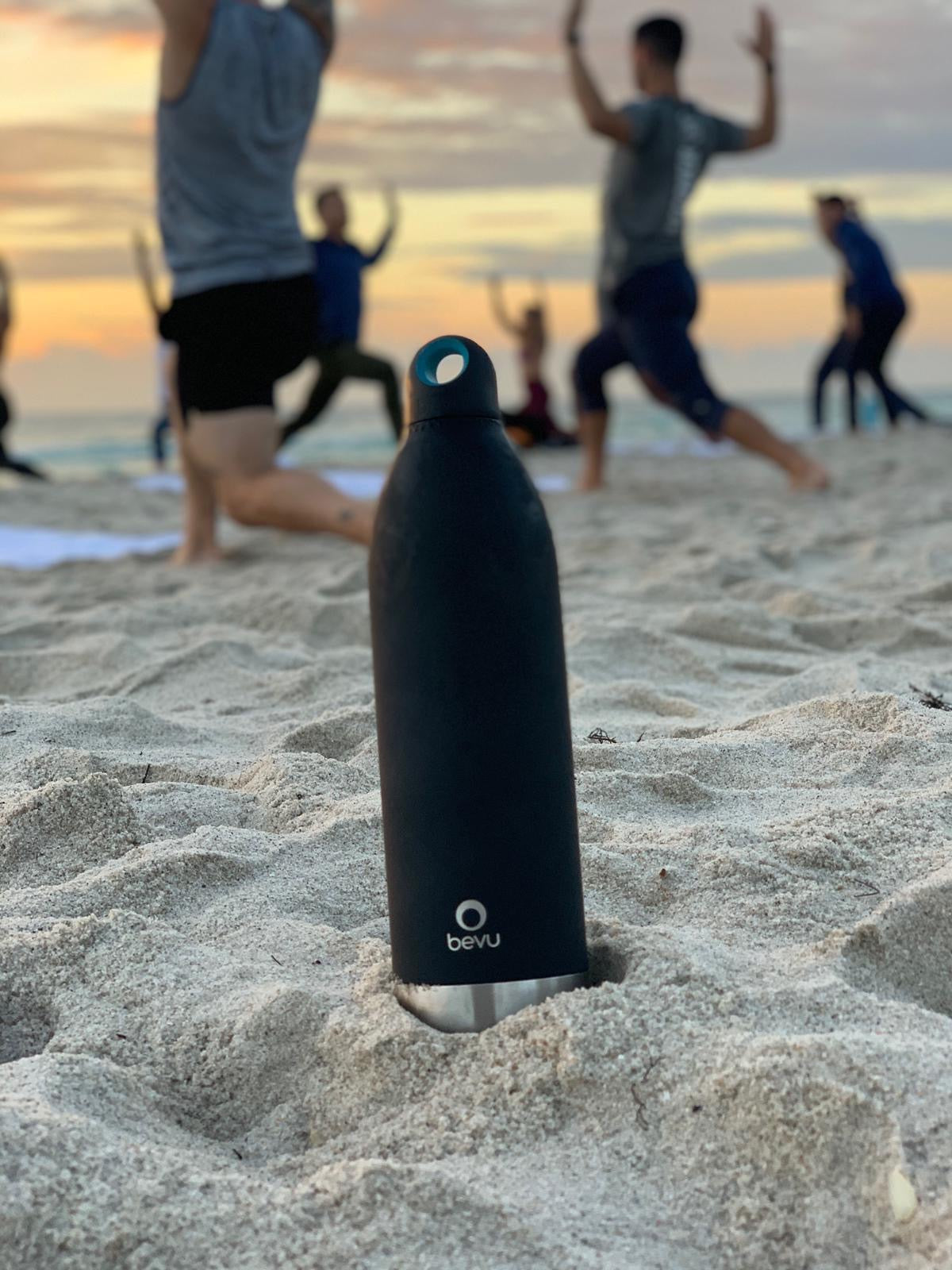 Bevu® Insulated Bottle Black - Luminous Bear Shop