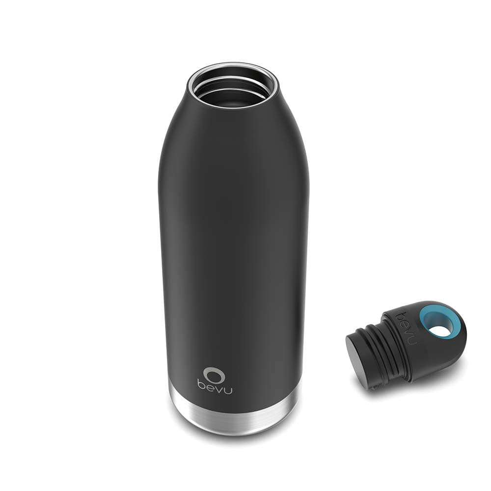 Bevu® Insulated Bottle Black - Luminous Bear Shop