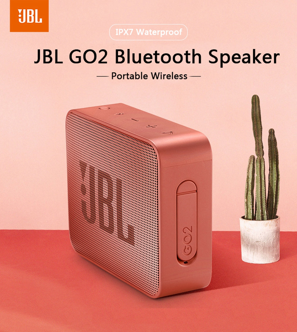 IPX7 Waterproof Wireless Portable JBL GO2 Bluetooth Speaker - Luminous Bear Shop