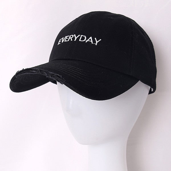 DISTRESSED EVERYDAY EMBROIDERED SNAPBACK CAP - Luminous Bear