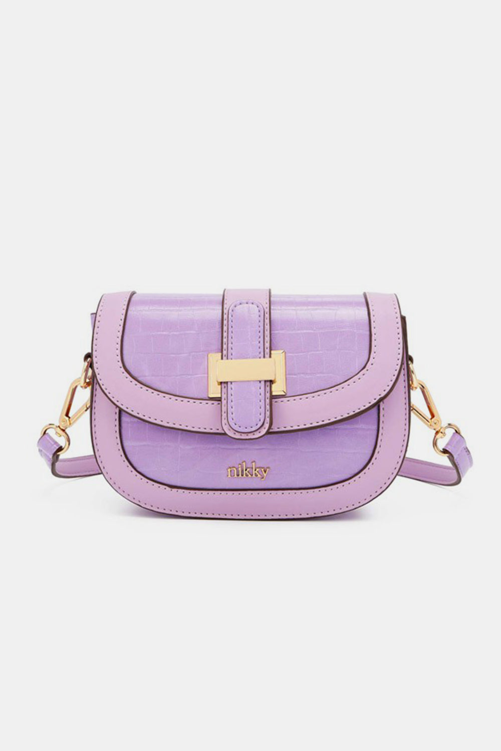 Nicole Lee USA Croc Embossed Crossbody Bag - Luminous Bear Shop