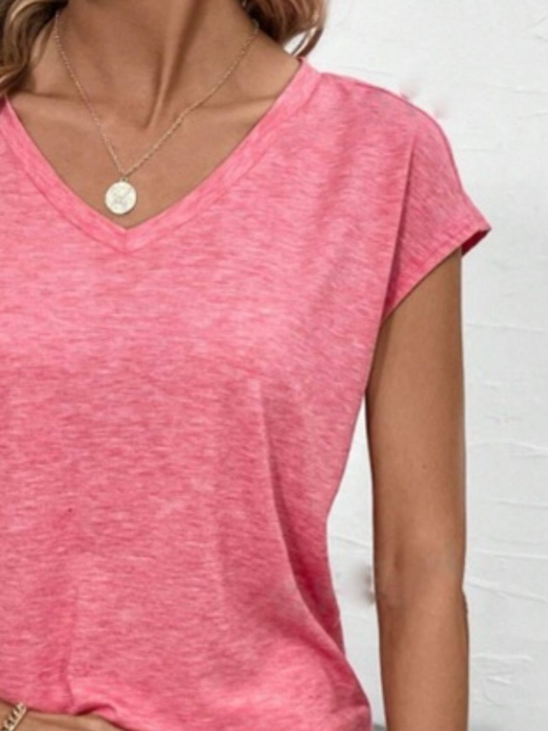 V-Neck Short Sleeve T-Shirt - Luminous Bear Shop