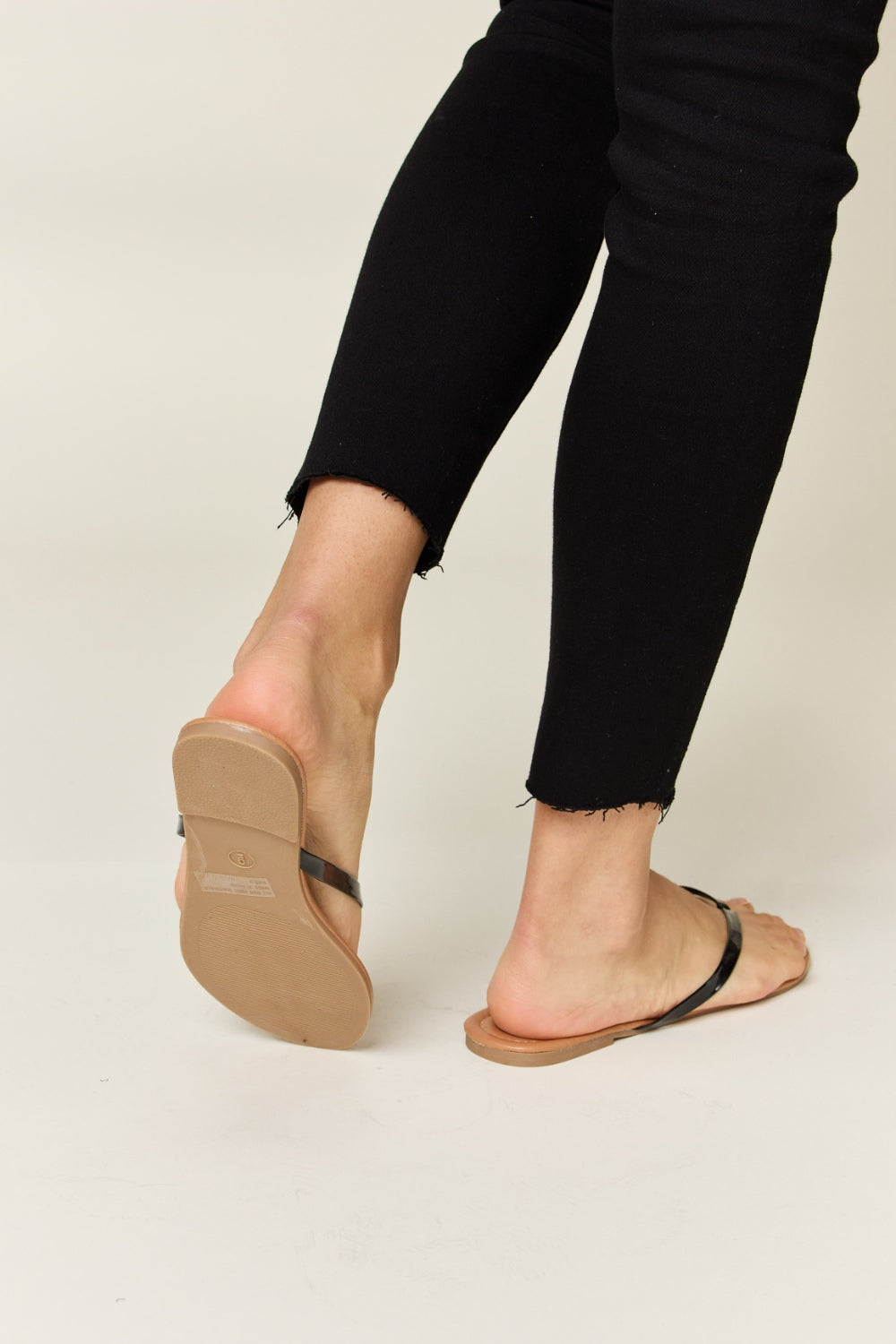 WILD DIVA PU Leather Open Toe Sandals - Luminous Bear Shop