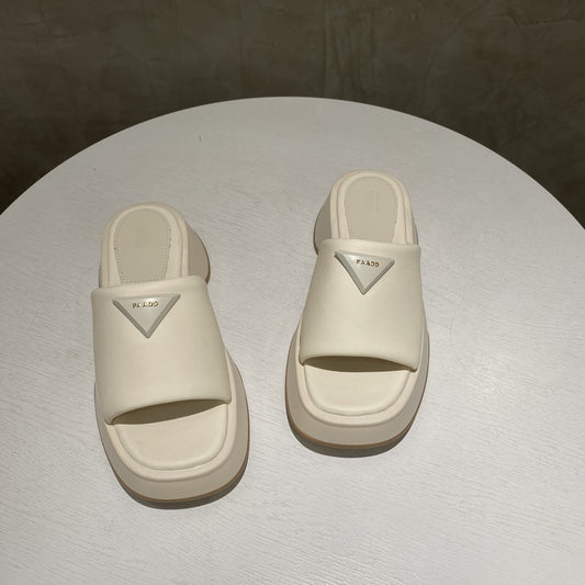 PU Leather Platform Sandals - Luminous Bear Shop