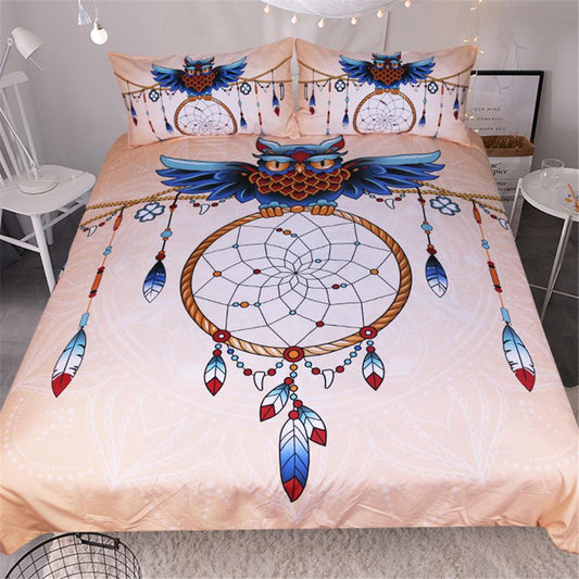 European Bedding Set Supplies Duvet Cover Sheets Pillowcase Bed Cover - Luminous Bear