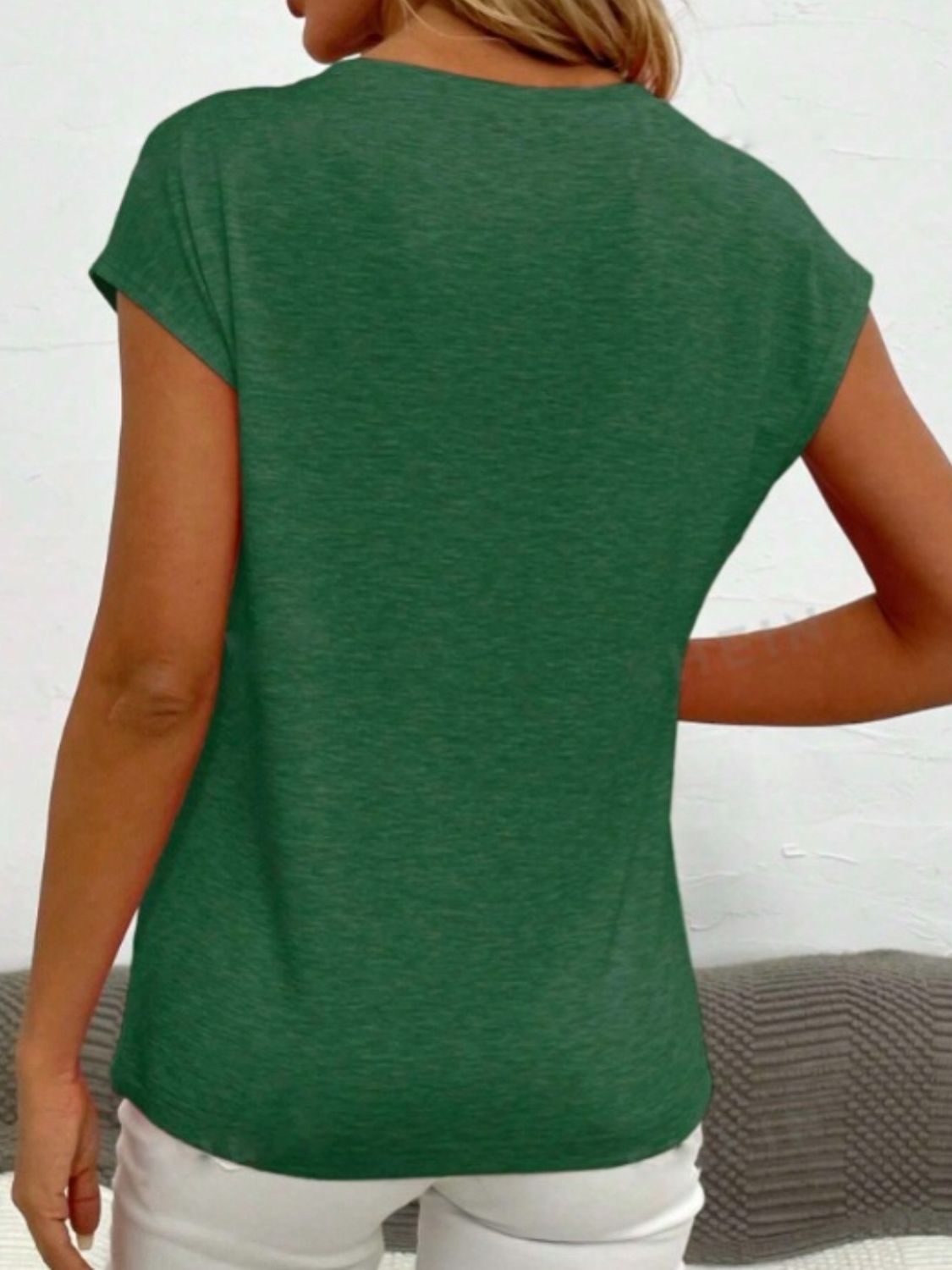 V-Neck Short Sleeve T-Shirt - Luminous Bear Shop