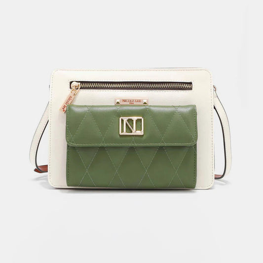 Nicole Lee USA Color Block Crossbody Bag - Luminous Bear Shop