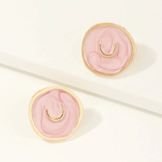 Astral Earrings Rose - Luminous Bear Shop