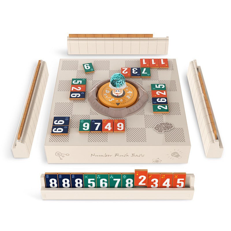 Family Interactive Math Board Game Concentration Digital Mahjong - Luminous Bear