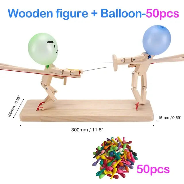 Two-Player Balloon Bamboo Game - Luminous Bear Shop