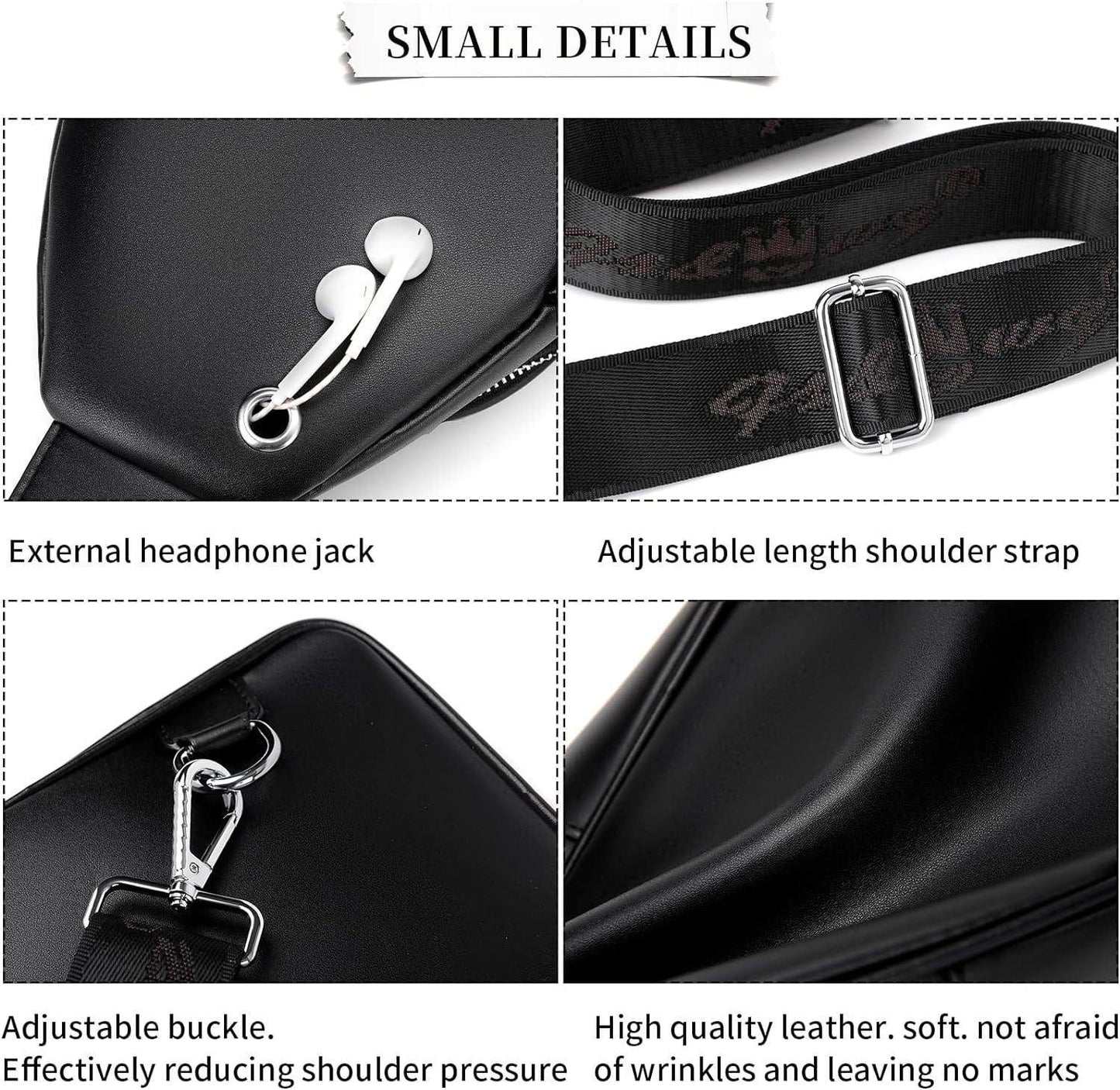 Leather Sling Backpack – Vintage & Modern