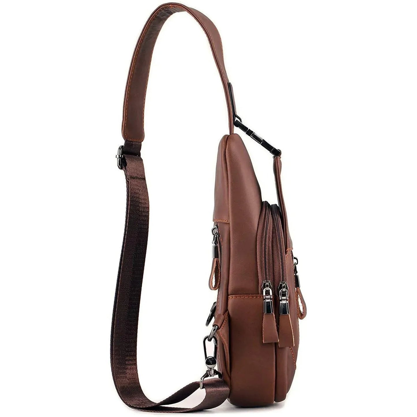 Executive Leather Sling Bag – Sophisticated & Functional