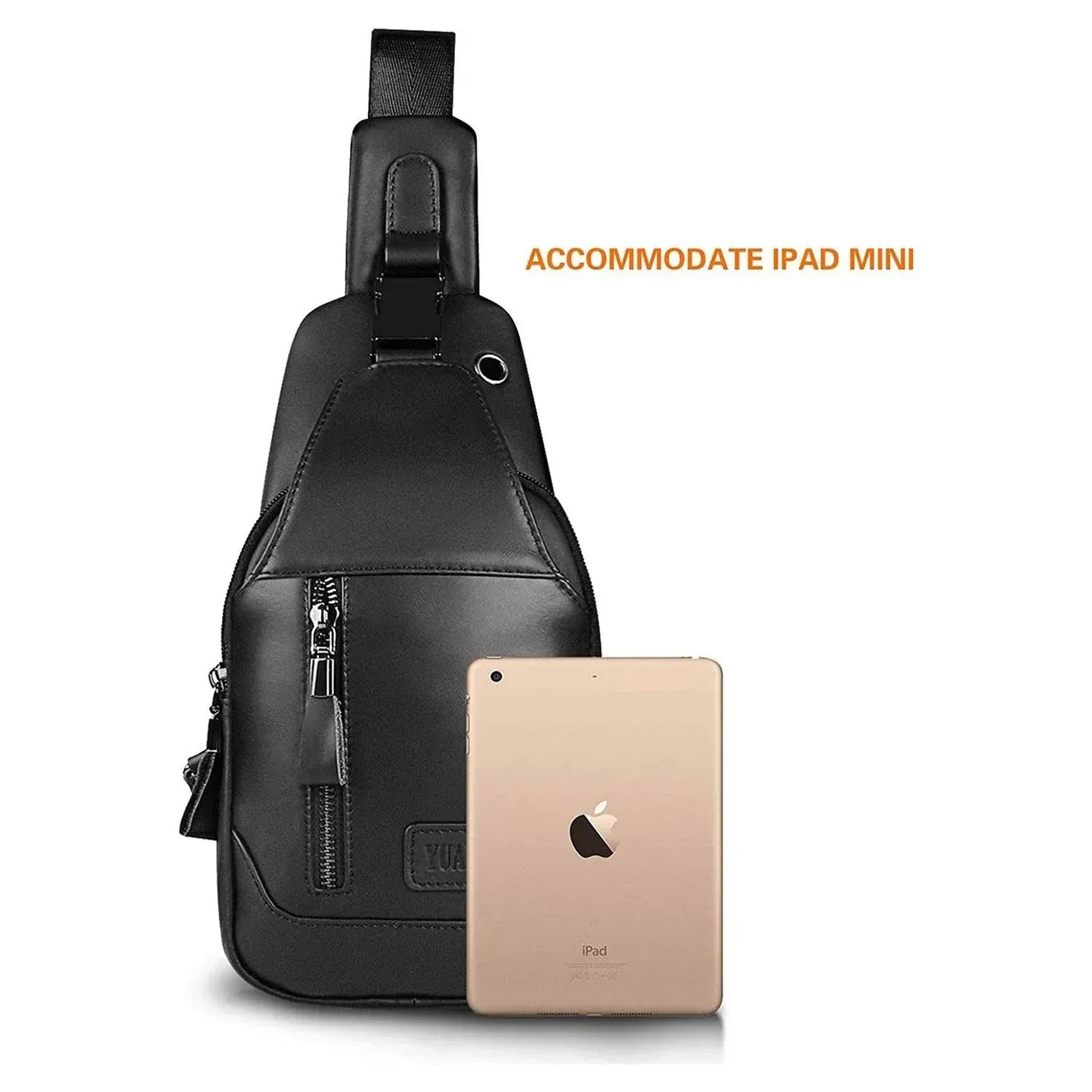 Executive Leather Sling Bag – Sophisticated & Functional