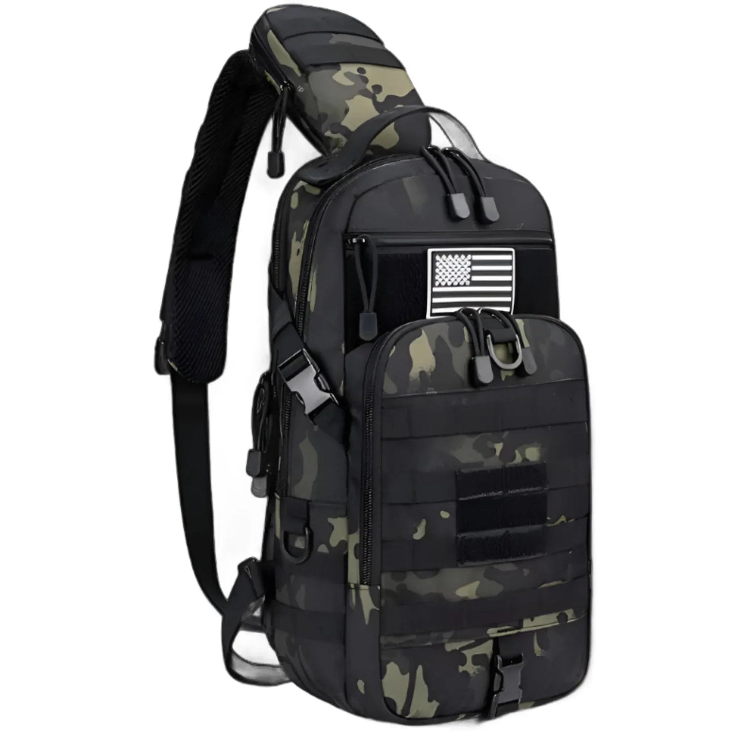 Hidden Compartment Tactical Sling Backpack – Durable & Ergonomic