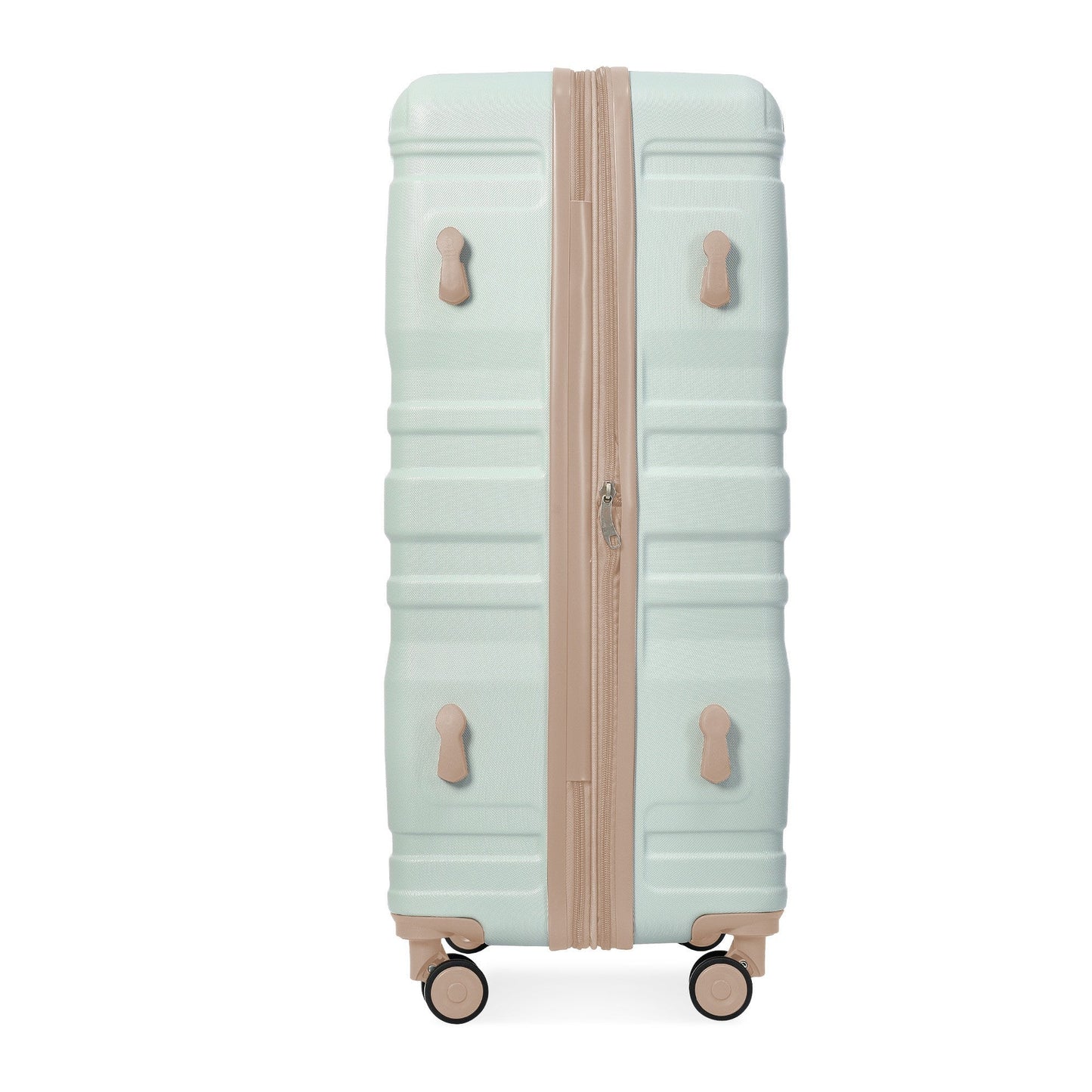 Luggage Sets New Model Expandable ABS Hardshell 3pcs Clearance Luggage (grey green) - Luminous Bear