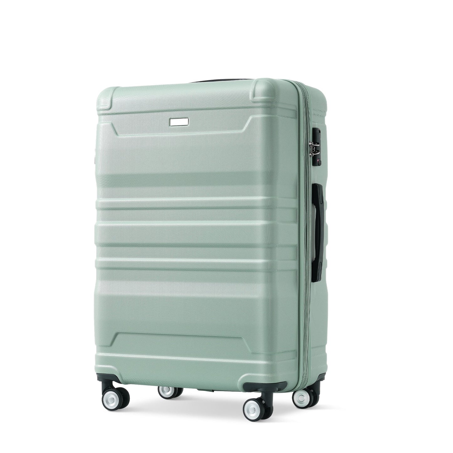 Luggage Sets New Model Expandable ABS Hardshell 3pcs Clearance Luggage( light green) - Luminous Bear