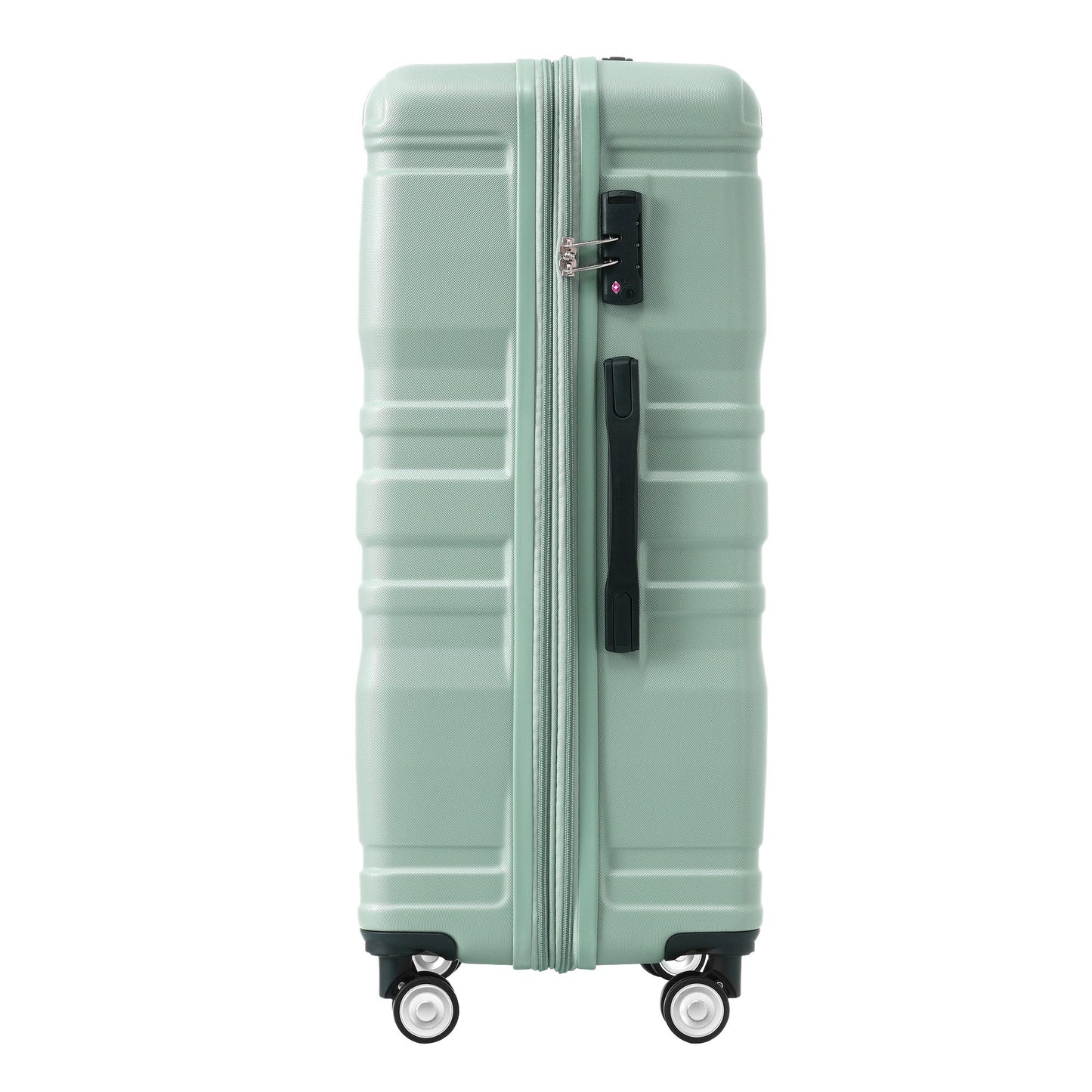 Luggage Sets New Model Expandable ABS Hardshell 3pcs Clearance Luggage( light green) - Luminous Bear