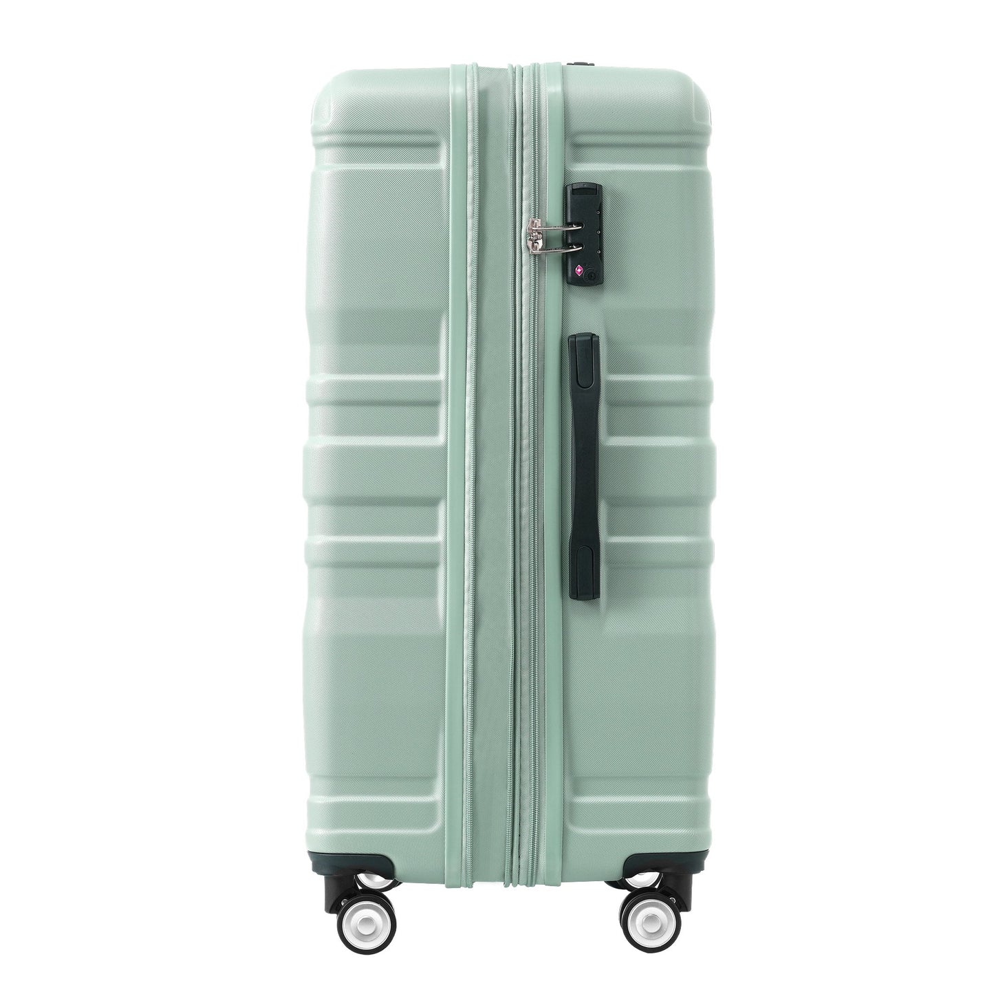 Luggage Sets New Model Expandable ABS Hardshell 3pcs Clearance Luggage( light green) - Luminous Bear