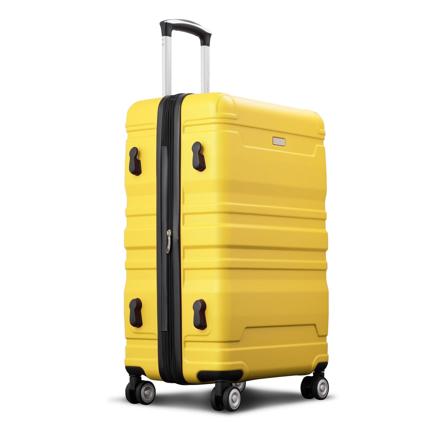 Luggage Sets New Model Expandable ABS Hardshell 3pcs Clearance Luggage (Yellow) - Luminous Bear