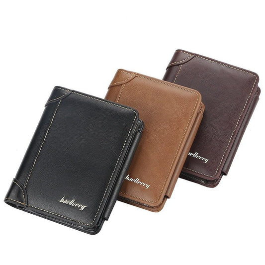 Men's Wallet Short Business Multi Card Slots Wallet - Luminous Bear