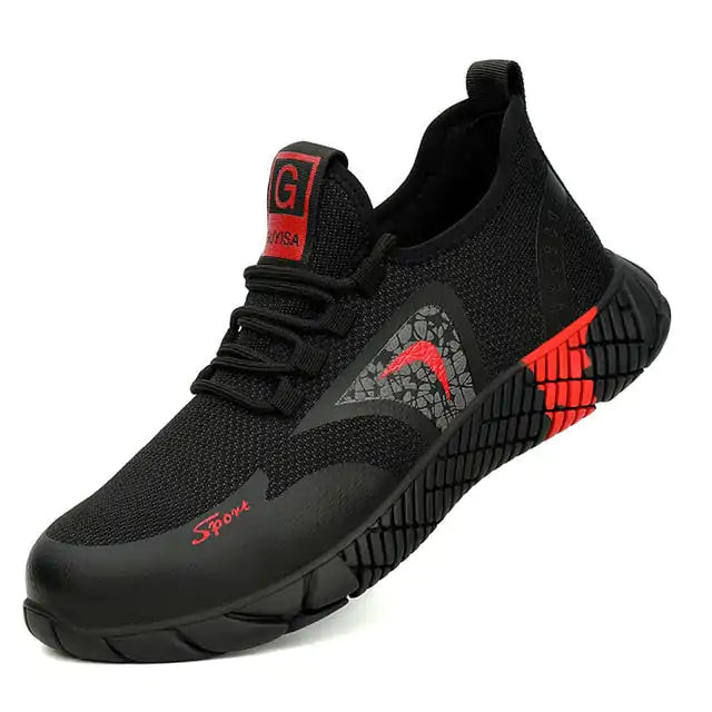 Air Mesh Steel Toe Shoes - Luminous Bear Shop