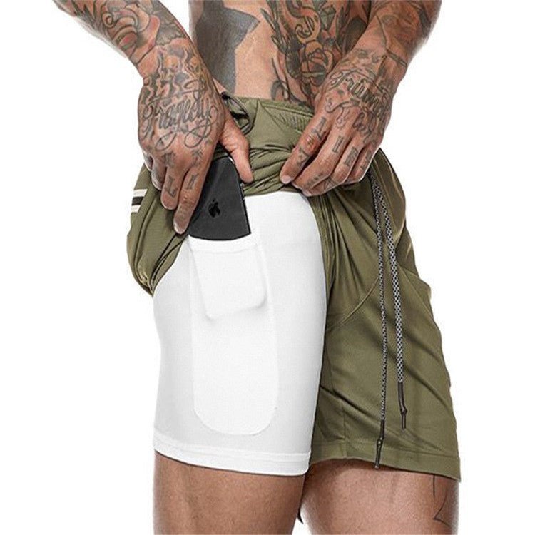 Pocket Compression Shorts - Luminous Bear