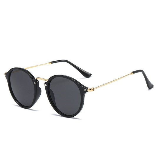 Round Metal Sunglasses Sunglasses For Men And Women - Luminous Bear