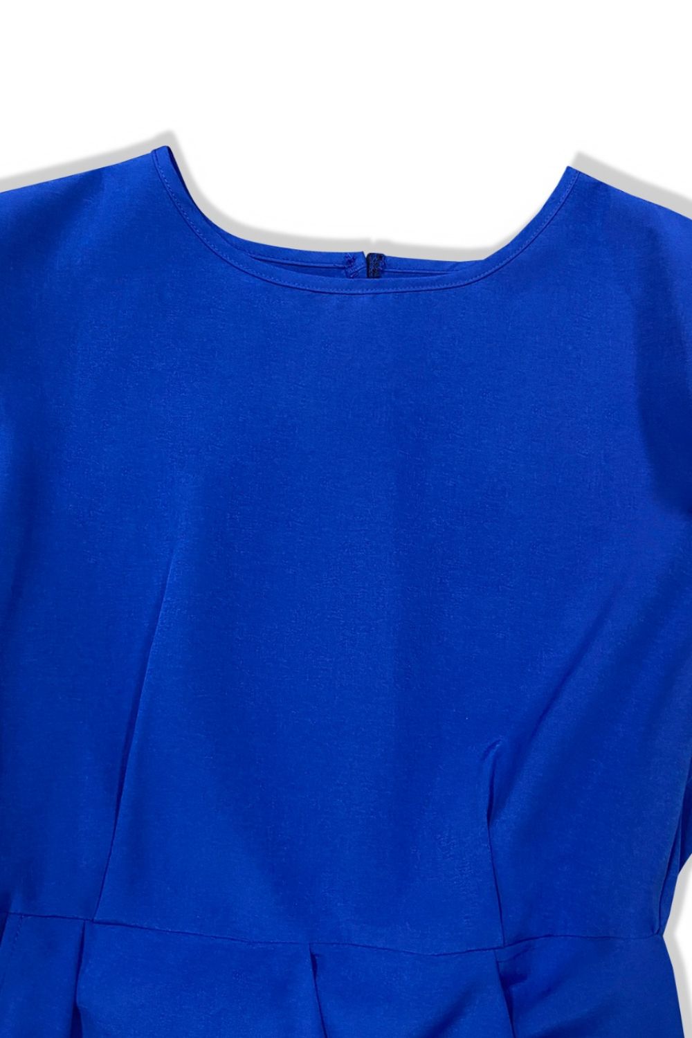 Round Neck Cap Sleeve Dress - Luminous Bear