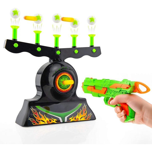 Shooting Games Toy For Age 6,7,8,9,10,Years Old Kids,Boys-Glow In The Dark Foam Blaster Toy With 10 Floating Ball Targets And 3 Foam Dart-Ideal Gift - Luminous Bear